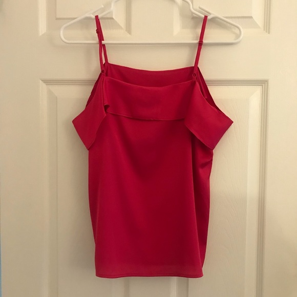 Express Cold Shoulder Fuchsia Camisole, size XS - Picture 2 of 4